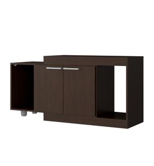 Mesa TV Bertolini 2301 Chocolate Para Pantalla Hasta 50".