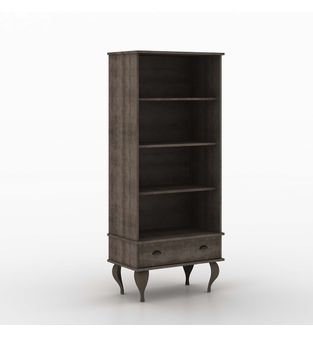 Vitrina, Estantería, Librero, Bertolini CL 4008 Rústico