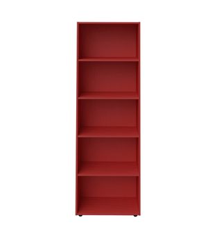 Estantería, Librero, Biblioteca,  Bertolini Multy Rojo.