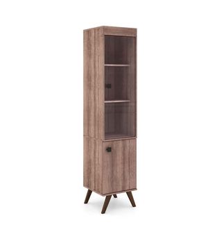 Vitrina, Estantería, Librero Bertolini RT 3105 Rústico