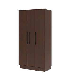 ROPERO CLOSET BERTOLINI 1135 3 PUERTAS CHOCOLATE
