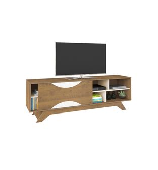 MESA DE TV BERTOLINI CORAL PINO OFF WHITE PARATV HASTA 60"