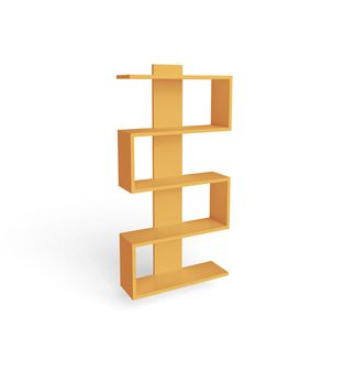 Estantería Librero Repisa Pared Bertolini ESM AM3087Amarillo