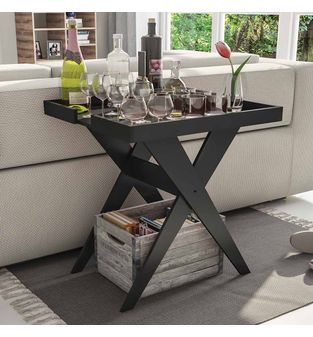 MESA LATERAL BERTOLINI SWEET NEGRO