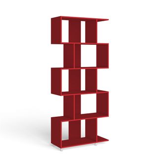 Estantería, Librero, Biblioteca, Bertolini ESM 209 Rojo