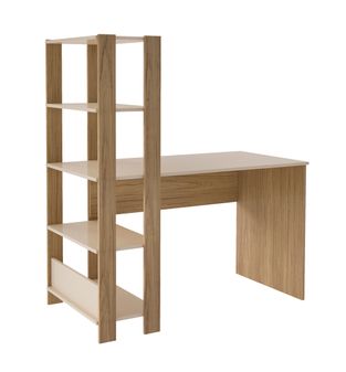 ESCRITORIO BERTOLINI MATCH OFF WHITE ROBLE