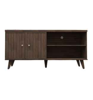 Mesa para TV Bertolini R 631 Hasta 50" con 2 puertas 2 nichos color Imbuia