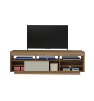 Mueble Mesa para TV Bertolini Treviso Hasta 75" 1 Puerta Pino Off White