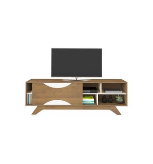 Mueble Mesa para TV Bertolini Coral Hasta 60" Pino Off White