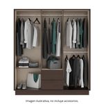 ropero closet ropero de madera bertolini 1138