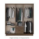 ropero closet ropero de madera bertolini 1138 legno