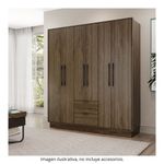 ropero closet moderno bertolini 1138 legno