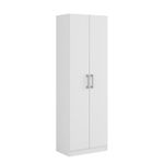 Ropero closet armable Bertolini 626 dos puertas abatibles color blanco