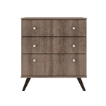 Cómoda cajonera Bertolini RT 3018 color rústico 3 cajones para recámara