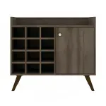 Mueble Bar Retro Bertolini RT 3111 Botellero con 12 nichos color Rústico