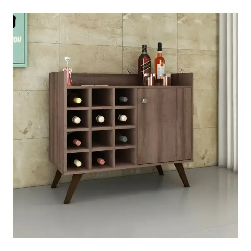 Mini Cava Retro Bertolini RT 3111 Botellero con 12 nichos color Rústico