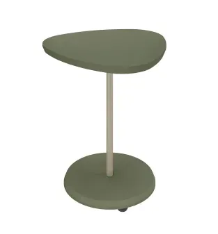 Mesa Auxiliar Bertolini Bel Mesa Lateral para Sala Moderna Minimalista color Menta