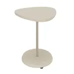 Mesa Auxiliar Bertolini Bel para Sala Moderna color Off White