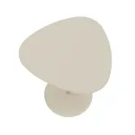 Mesa Lateral Bel Moderna Minimalista Off White