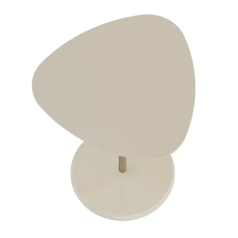 Mesa Auxliar Lateral Moderna Bel Alta Off White