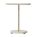 Mesa Auxiliar Moderna Minimalista Bel Alta Off White