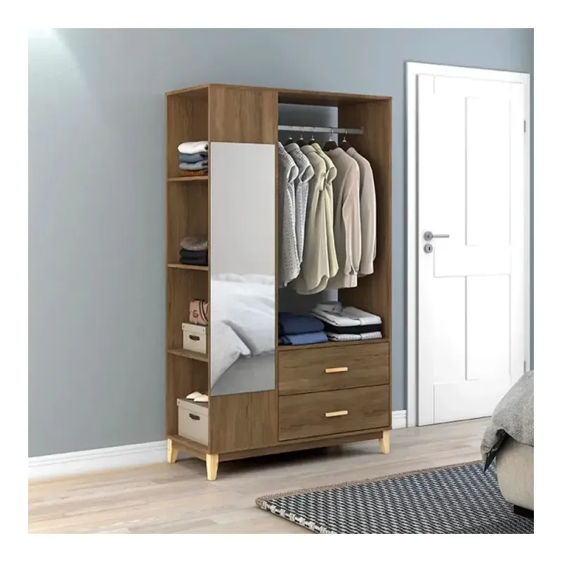 Ropero Closet para Ropa Moderno LE 6017 Freijo