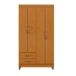 ropero closet ropero de madera bertolini ambar cinamomo
