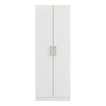 Ropero closet armable Bertolini 626 dos puertas abatibles color blanco