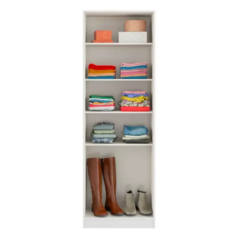 mueble organizador para recámara bertolini 626 blanco