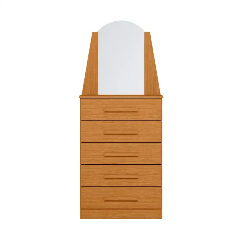 Cómoda Cajonera de Madera Moderna New Veneza Cinamomo