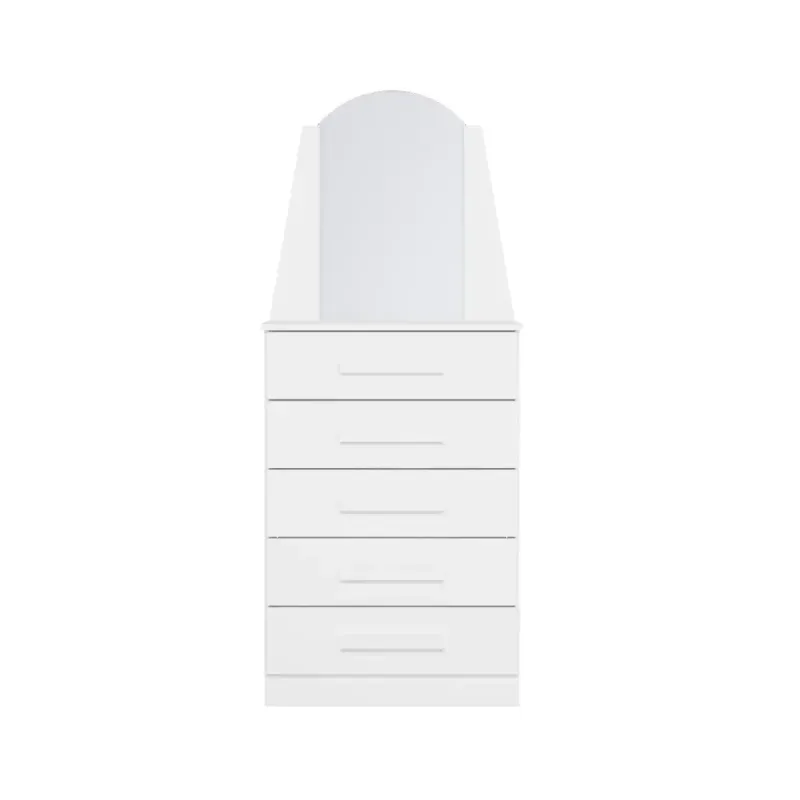 Cómoda Cajonera de Madera Moderna New Veneza Blanco