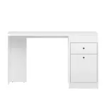 Tocador de maquillaje moderno con puerta basculante y cajón color Blanco