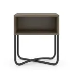 Buró Moderna Bertolini 1270 con 1 Estante color Legno Negro