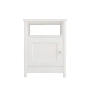Buró mueble Bertolini DM 120 con 1 estante y 1 puerta color Blanco