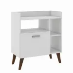 Mueble para Microondas Bertolini RT 3143 Organizador 3 nichos 1 puerta Blanco
