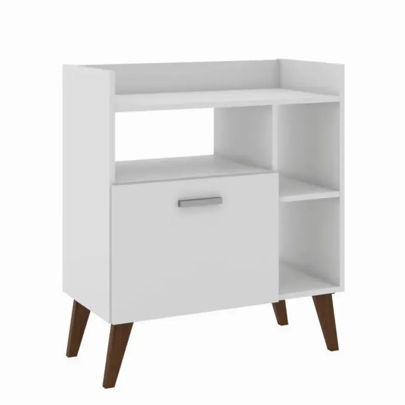 Mueble para Microondas Bertolini RT 3143 Organizador 3 nichos 1 puerta Blanco