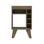Mini Cava Bar de Madera MDP Bertolini Drink Botellero con 4 nichos color Pino