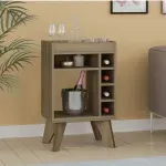 Mini Cava Bertolini Drink Botellero con 4 nichos color Pino