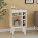 Mini Cava Bertolini Drink Botellero con 4 nichos color Blanco
