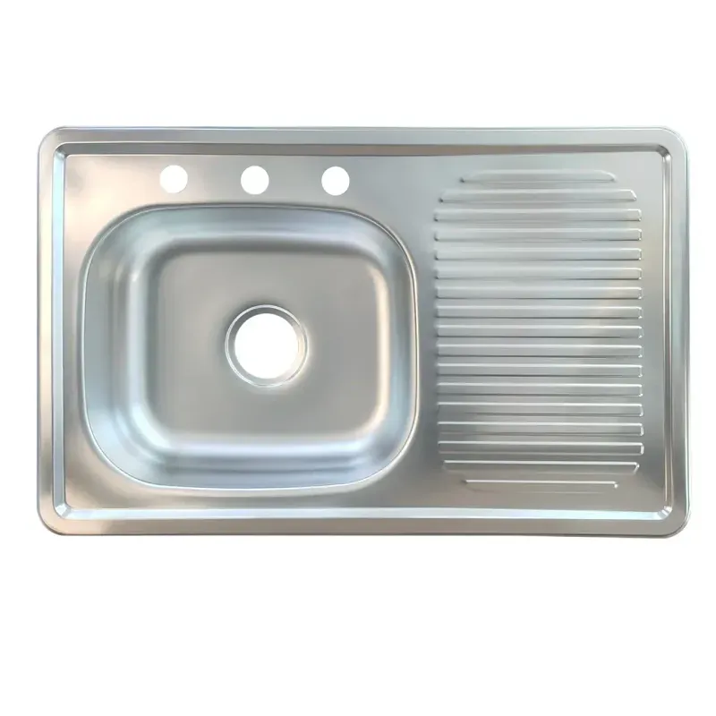 Tarja Fregadero Inoxidable Bertolini Titan para Empotrar 80x50 Satinado