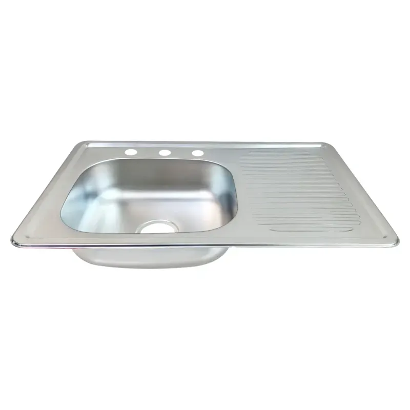 Tarja Fregadero de Acero Bertolini Titan para Empotrar 80x50 Satinado
