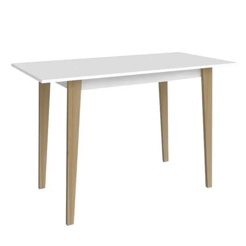 Escritorio para Computadora y Oficina de Madera MDP Moderno Bertolini RT 3086 color Blanco