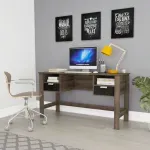 Escritorio para Computadora Moderno Armable Bertolini RT 3127 2 cajones 2 nichos color Rústico Negro