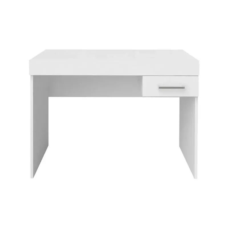 Escritorio Blanco para Computadora Bertolini Cooler Escritorio Armable de Madera MDP para Oficina con 1 Cajón