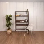 Escritorio para Computadora Armable Bertolini E 960 Mesa para PC en forma de A de Moderna con Estantes color Imbuia