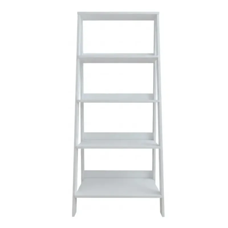 Estantería Librero Minimalista Armable Bertolini E 959 Mueble para Libros Moderno con 4 nichos color Blanco