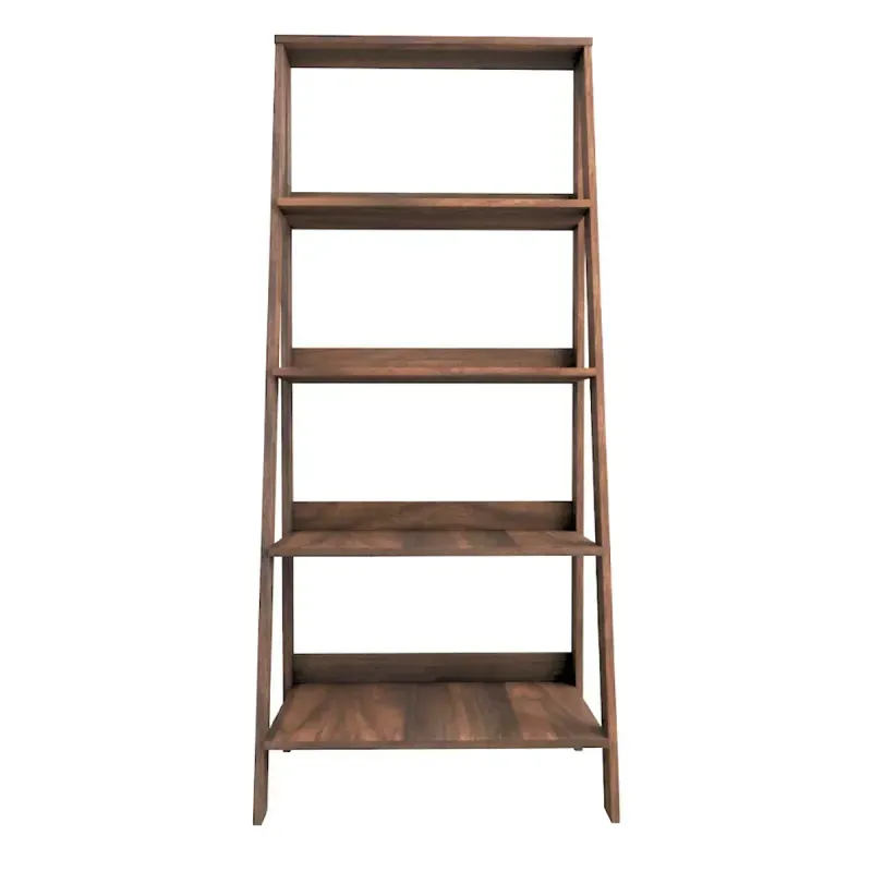 Estantería Librero Minimalista Armable Bertolini E 959 Mueble para Libros Moderno con 4 nichos color Imbuia