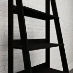 Estantería Librero Armable Bertolini E 959 Mueble para Libros Moderno con 4 nichos color Negro