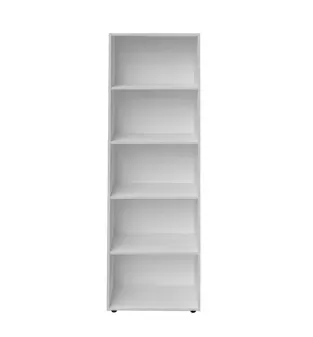 Estantería Librero Bertolini Multy con 4 entrepaños color Blanco