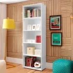 Estantería Librero Armable Bertolini Multy Librería Organizador con 4 entrepaños color Blanco